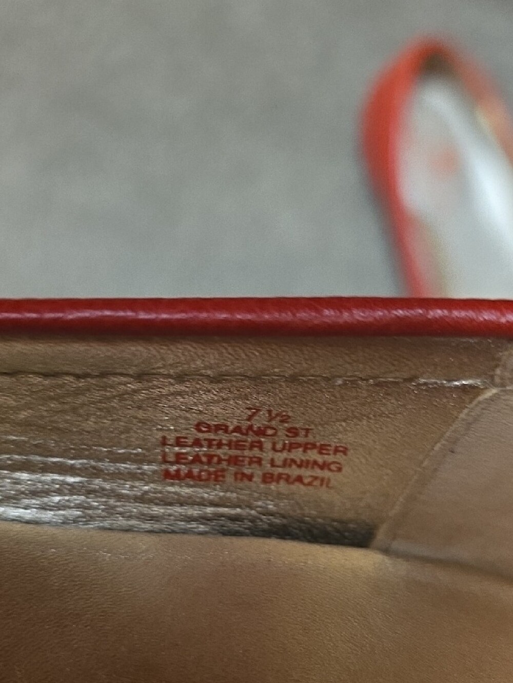 Marc Joseph Vibrant Orange-Red Leather Bit Loafers - Picture 7 of 7